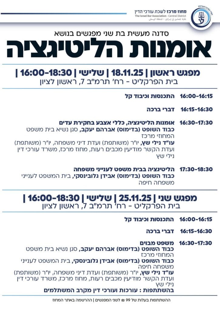 אומנות הליטיגציה 2