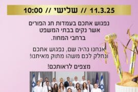 פורים עמדות 2025